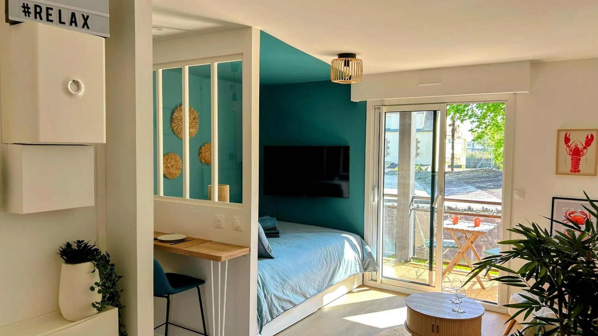 Studio Cosy La Plage A Pieds Бенодет 0*,